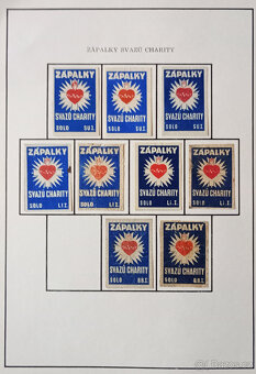 Album zápalkových nálepek 1945 - 1958 č.1 - 5