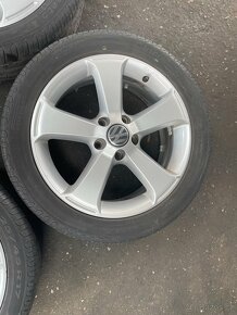 Letní sada originál vw litych kol 5x112 225/45 r17 - 5