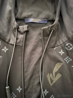 Louis Vuitton Hybrid Zipped Hoodie Noir Mens velikost M - 5