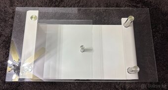 Konferenční skleněný stolek (vysoký lesk) - 5