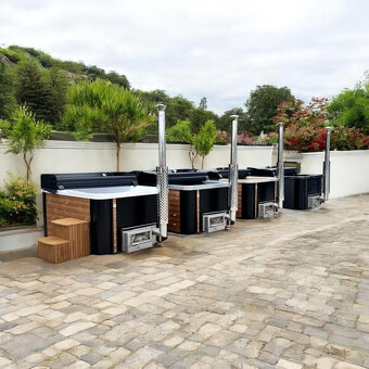 Akrylátová venkovní viřivka Marivox, hot tub, koupací sud - 5