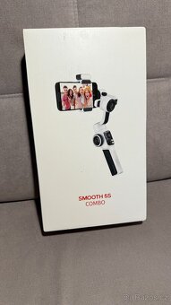 gimbal Zhiyun Smooth 5S Combo White, stativ - 5