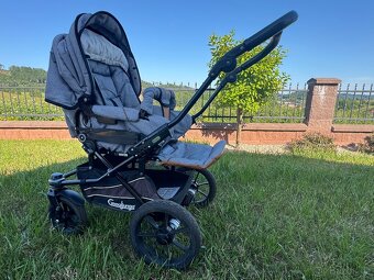 Emmaljunga kočárek set -šedo-hnědá - 5