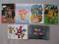 Pohledy-pohlednice různé,kytky,dětské,velikonoční - 5