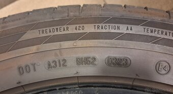 4x letní pneumatiky Continental 255/45 R20, r.v. 2023 - 5