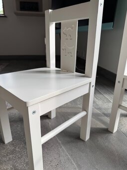 Dětská židlička IKEA KRITTER bílá - 5