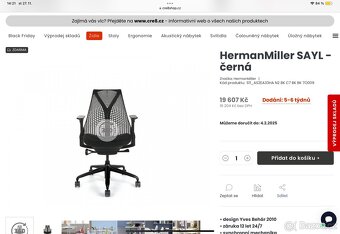 Kancelářská židle Herman Miller Sayl - 5