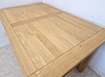 Nový jídelní stůl dub masiv 84x140 cm - 5