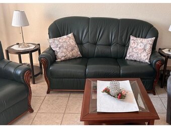 Luxusni italská kožená sedací souprava 3+1+1,4094 - 5