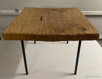 Stolek z masivu Dub - 5