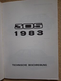 Peugeot 305-PLAKAT-MANUAL-PROSPEKT - 5