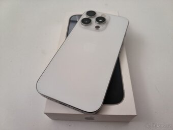 apple iphone 16 PRO 128gb White Titanium / Batéria 90% - 5