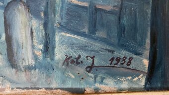 Starý malovaný obraz. …. - 5