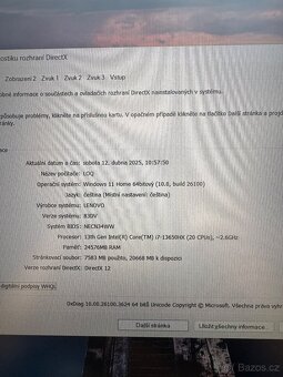 Nadupaný notebook Lenovo LOQ, ZÁRUKA - 5