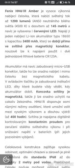 Nabíjecí čelovka Fenix - 5