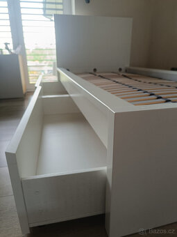 Postel MALM 90x200 cm - bílá, Ikea - 5