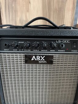 SET: Krásná elektrická kytara ABX10 + kombo - 5