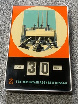 kalendář starý kalendář stará reklama retro dekorace - 5