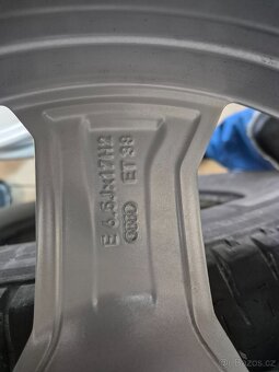Alu kola Audi  Q5 -Q3  - 17" + zimní pneu  215/65 r 17 - 5