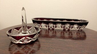 Funkcionalismus - starožitná chrom lampa + sklo Egermann - 5