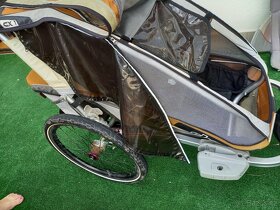 vozík  za kolo Chariot CX1 - brzda + jogging set + praporek - 5