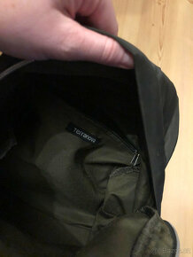 Módní khaki batoh s nášivkami - 5