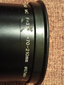 zrcadlovka na kinofilm bajonet PENTAX objektiv: 28-70 70-210 - 5