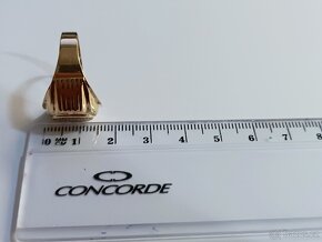 65 Zlatý pánský prsten, 14K 585/1000 - 5