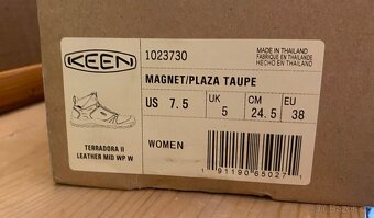 Trekingová obuv Keen Terradora II, vel US 7,5 / EU 38 /NOVÉ/ - 5