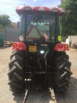 Tym T503 + čelní nakladač s vidlemi + zimní čelní radlice - 5