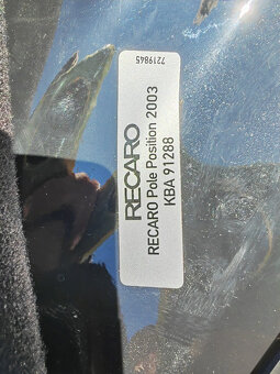 RECARO SEDAČKY - 5