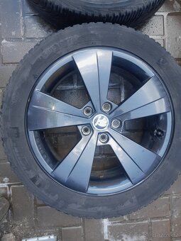 Alu hliníkové disky Škoda Superb 3V 1V0601025AS - 5
