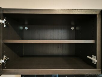 IKEA BESTA TV stěna s držákem TV+ LED osvětlení - 5