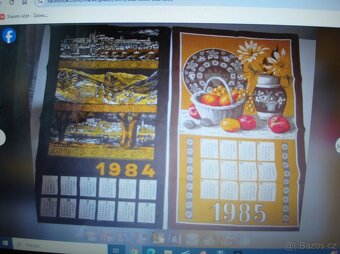 Látkové retro kalendáře - 5