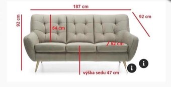 Třímístná sedačka - 5