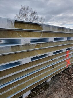 Sendvičové panely jádro.pur.minerální vata - 5