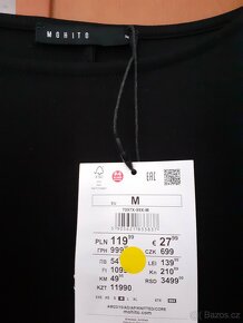 MOHITO MINI ŠATY VEL.M-NOVÉ S VISAČKOU - 5