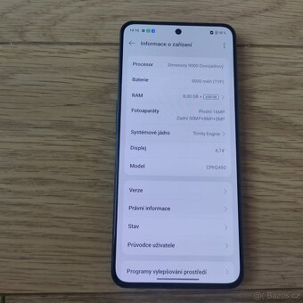 OnePlus Nord 3 5G- 6,74" AMOLED, 8GB +4GB/128GB šedá - 5