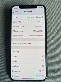 iPhone Xs Space Gray 64GB - 5