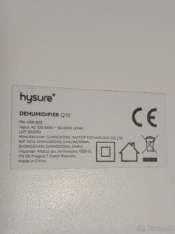 Čistička vzduchu a odvlhčovač v jednom Hysure Q10 - 5