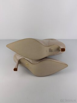 Steve Madden dámské kozačky na podpatku 39 béžová - 5