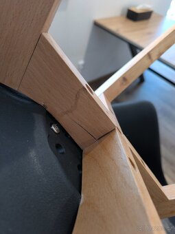 Jídelní židle černé. - 5