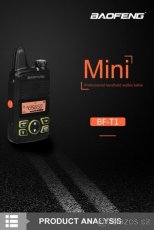 Miniaturní vysílačka Baofeng BF-T1 - 5