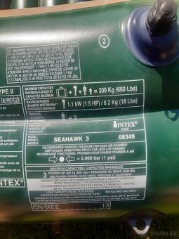 Nafukovací člun intex seahawk 3 - 5