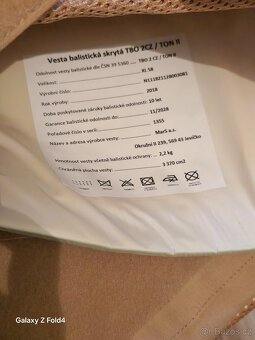 balistická neprůstřelná vesta policie taktická samopal pčr - 5