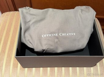 Úplně nové, luxusní, černé, pánské boty OFFICINE CREATIVE - 5