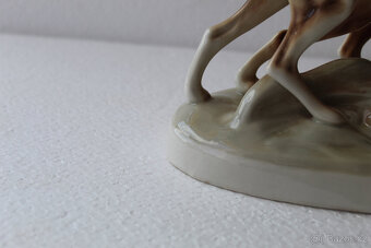 Lovečtí psi na stopě, rok 1960–1978, porcelán Royal Dux - 5