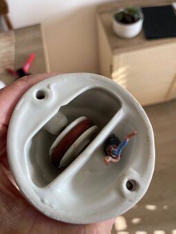 Světlo, porcelánová stahovačka - 5