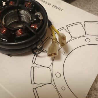 KTM Sx-f 450 stator alternátoru - 5