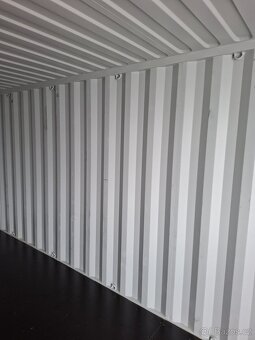 Modrý lodní kontejner 20' se 3 dveřmi – flexibilní. - 5